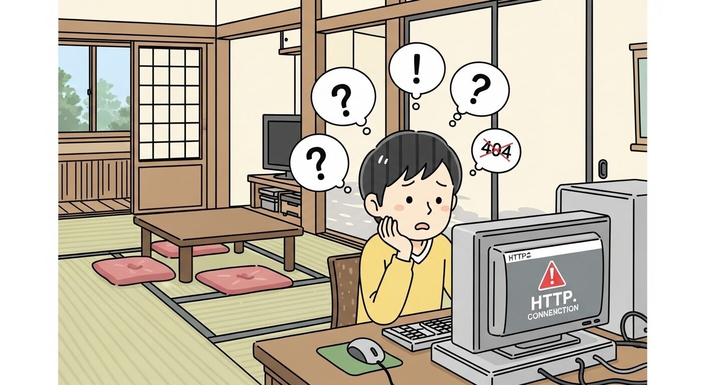茶の間でHTTPに苦戦するのび太くん的な日本人